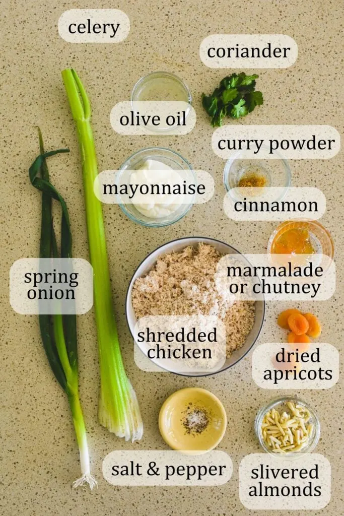 coronation chicken ingredients.