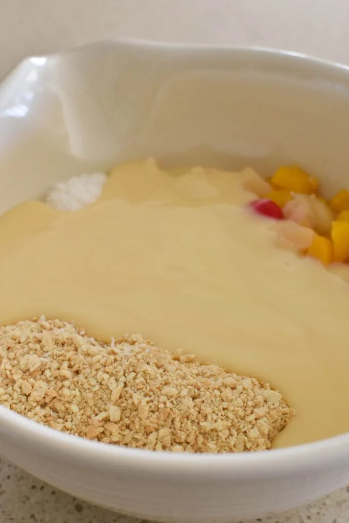 making fruit salad balls