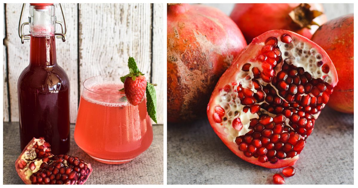 Pomegranate Cordial Recipe Cooking with Nana Ling