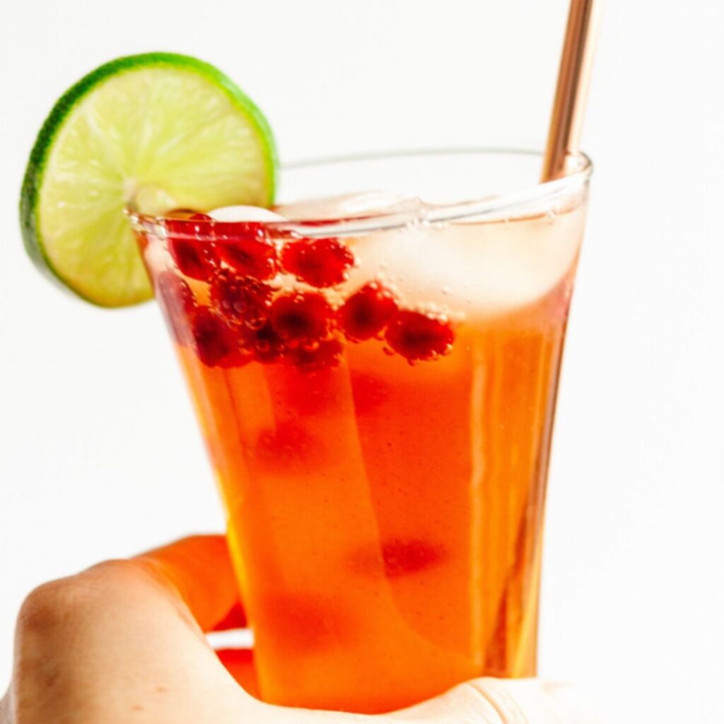 pomegranate spritzer