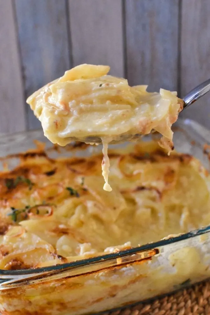 serving potato bake