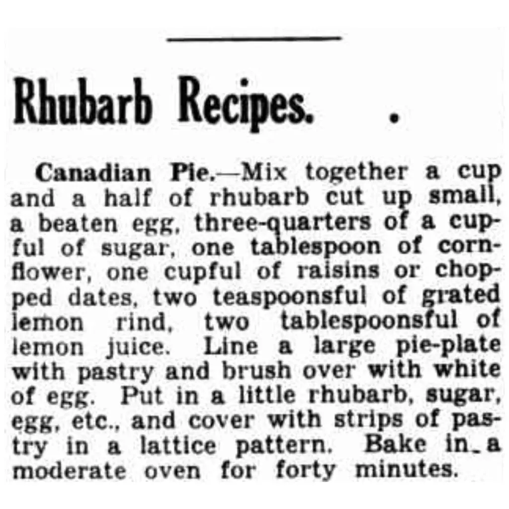 canadian pie