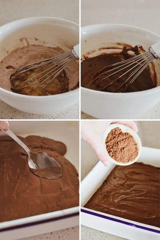 how to make chocolate self saucing pudding