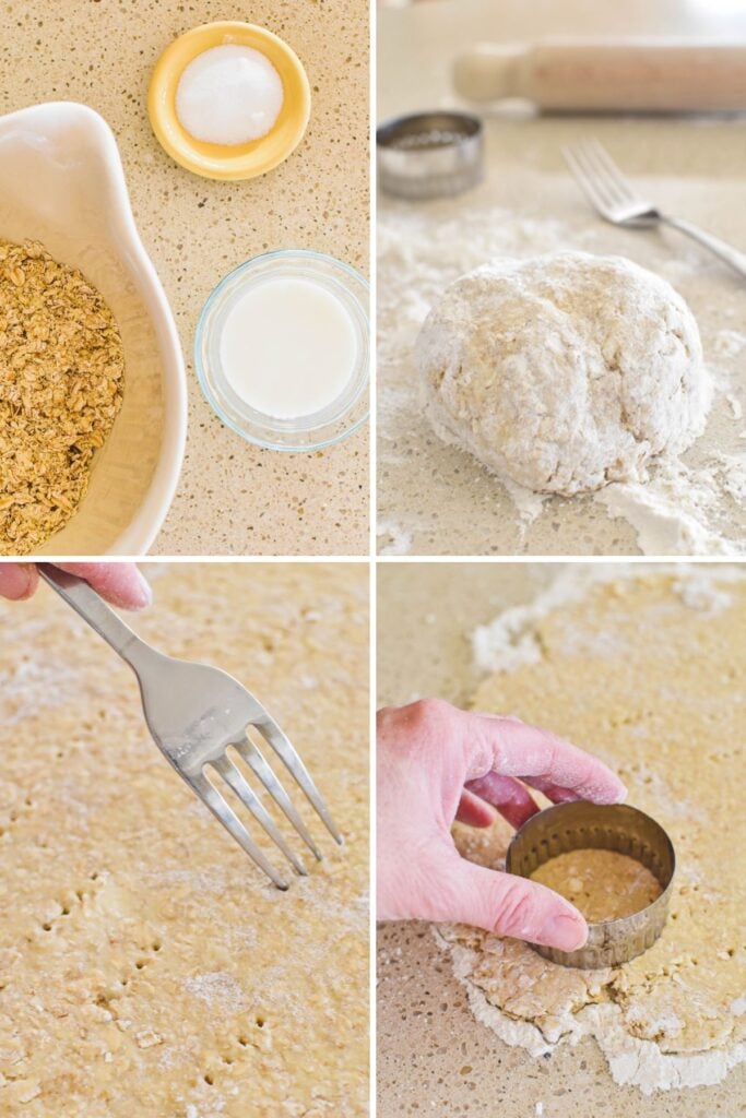 how to make oatmeal biscuits.