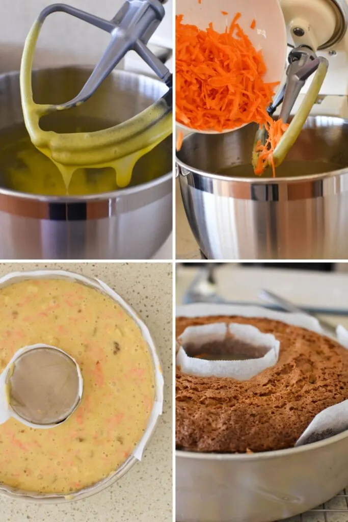 Bake carrot cake