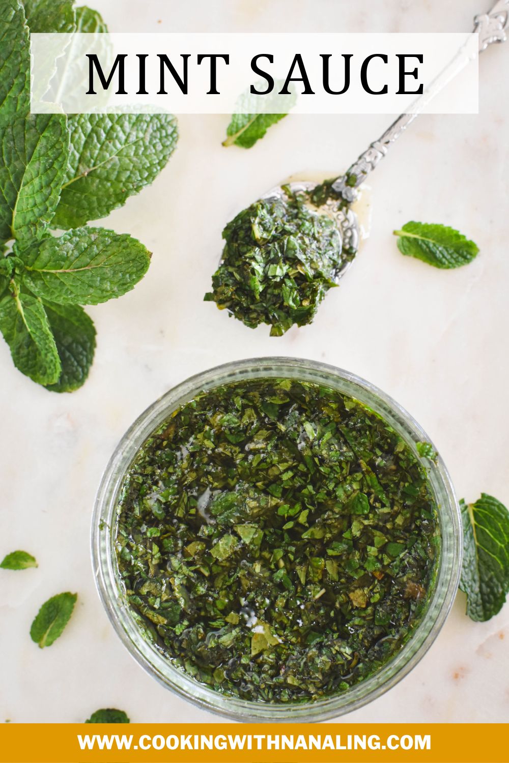 Mint Sauce Recipe Classic Recipe Cooking with Nana Ling