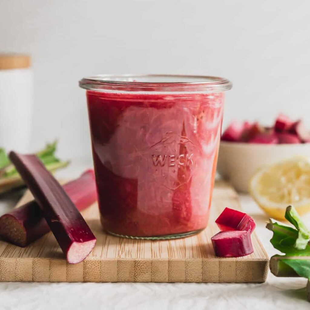 rhubarb compote