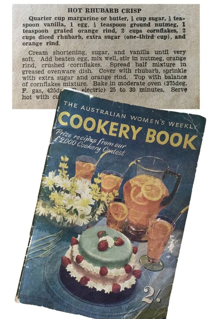 Rhubarb Crumble recipe