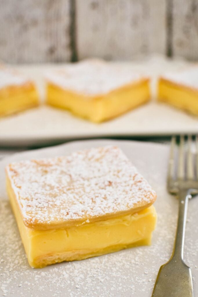 custard slice made with SAOs.