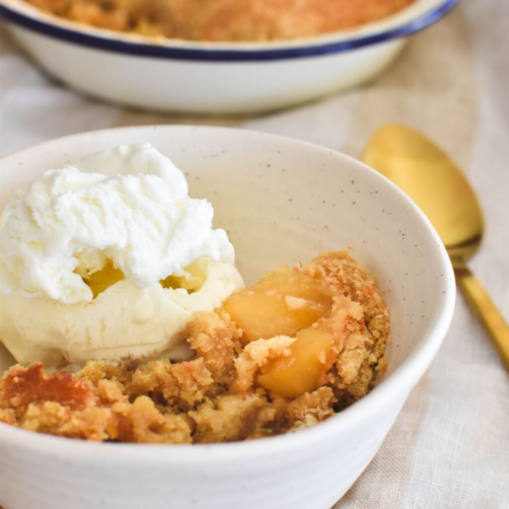 apple crumble.