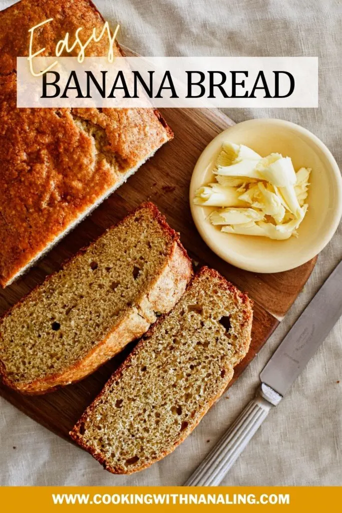 easy banana bread pin.