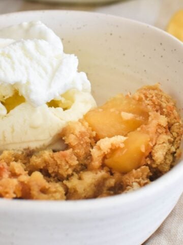 apple crumble.