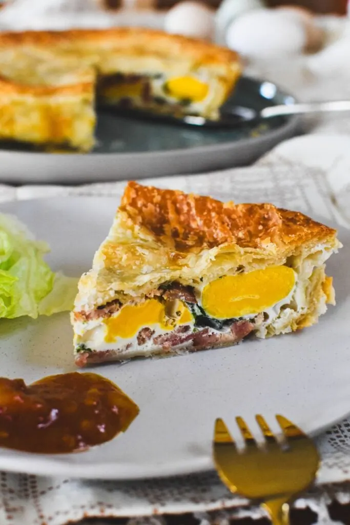 egg and bacon pie 1