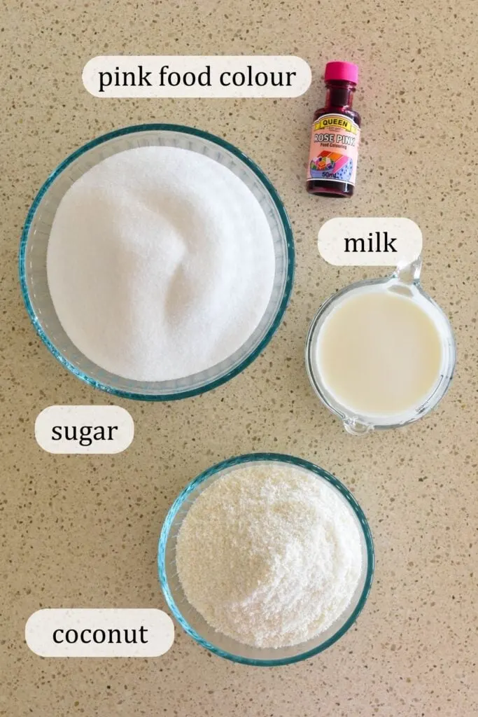coconut ice ingredients