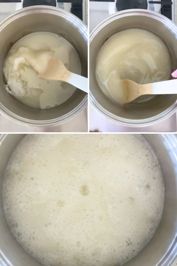 making coconut ice 1