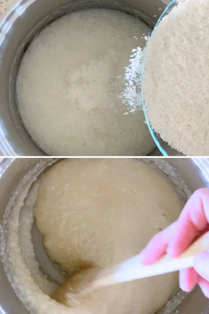 making coconut ice 2