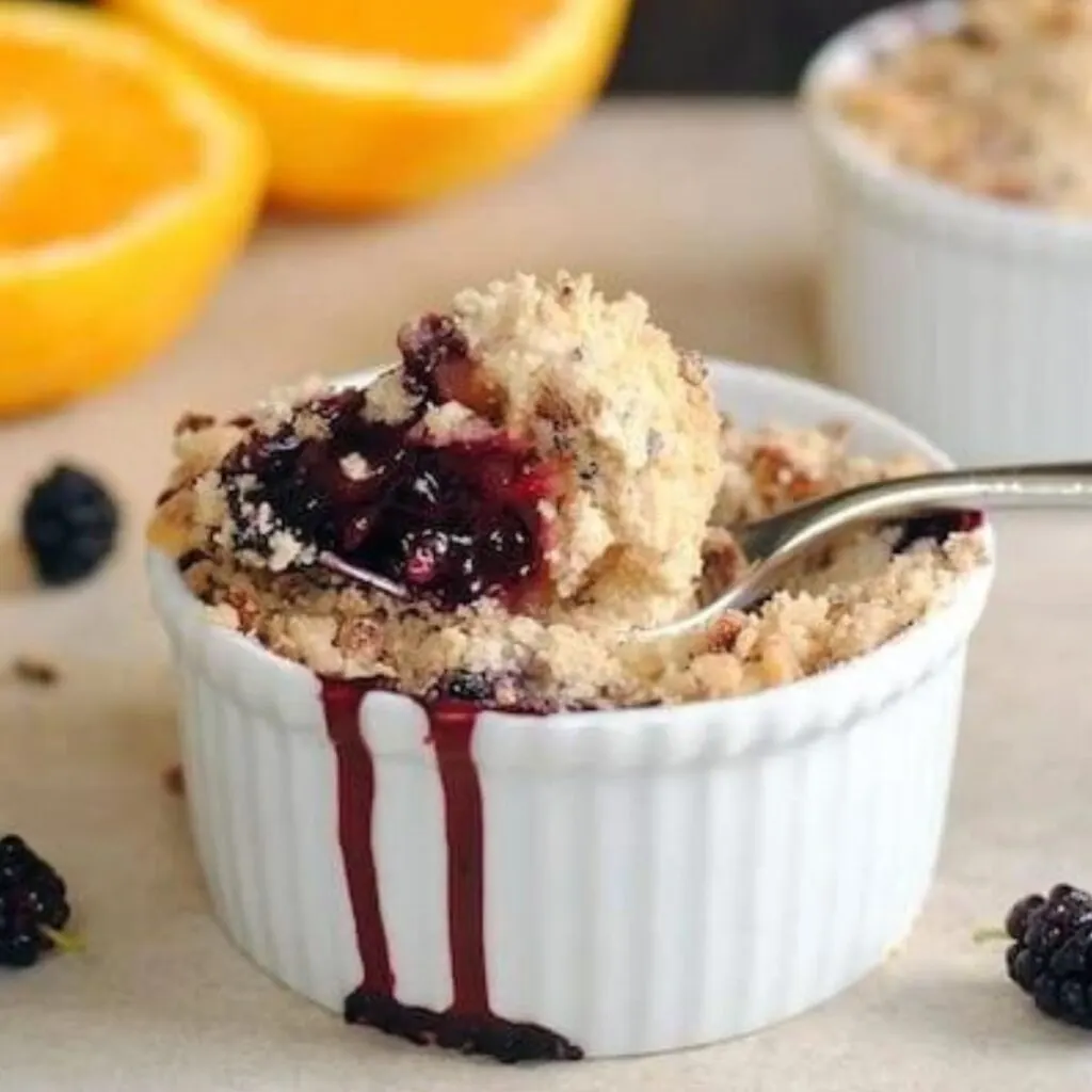 mulberry crumble