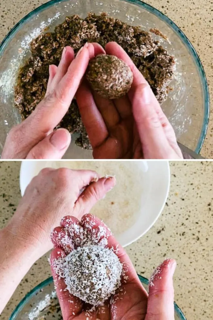 rolling milo balls
