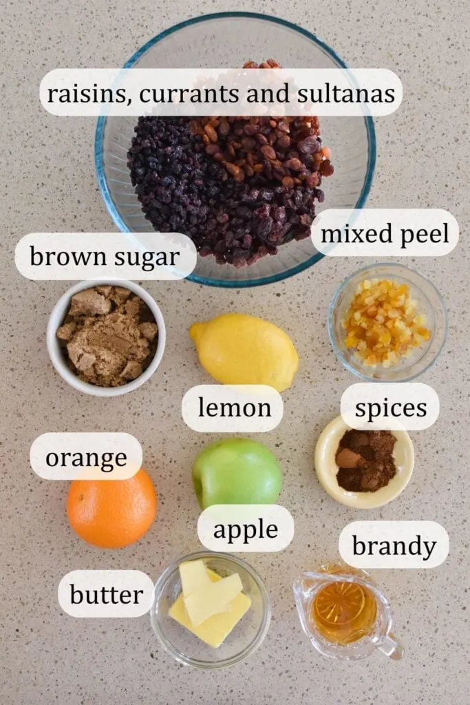 fruit mince ingredients