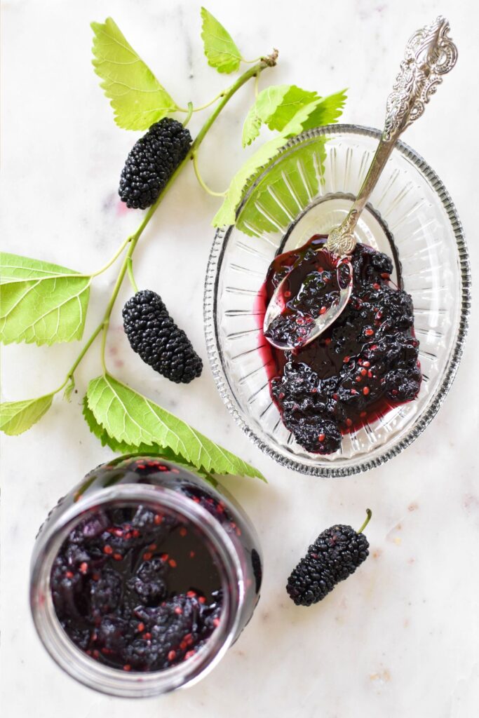 mulberry jam.