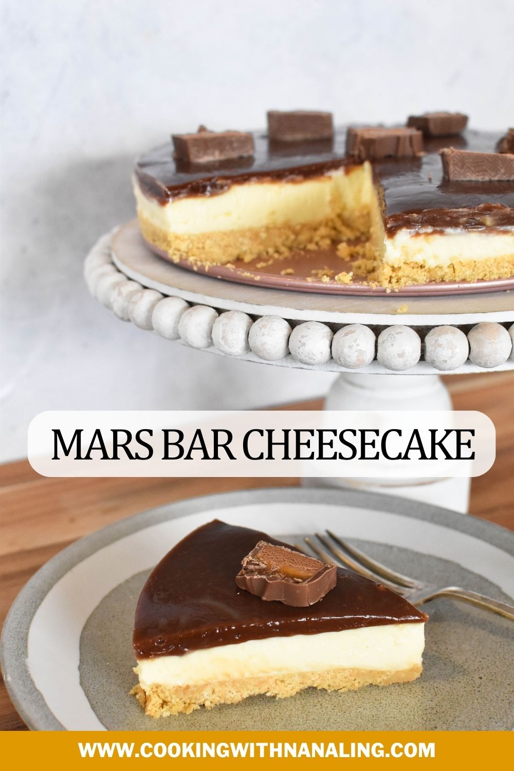 Mars Bar Cheesecake Cooking with Nana Ling
