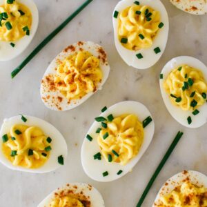 devilled eggs.