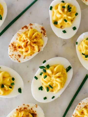 devilled eggs.