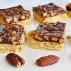 pecan toffee shortbread.