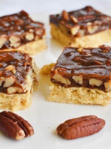 pecan toffee shortbread.