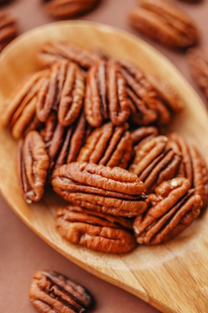 pecans for pecan toffee shortbread