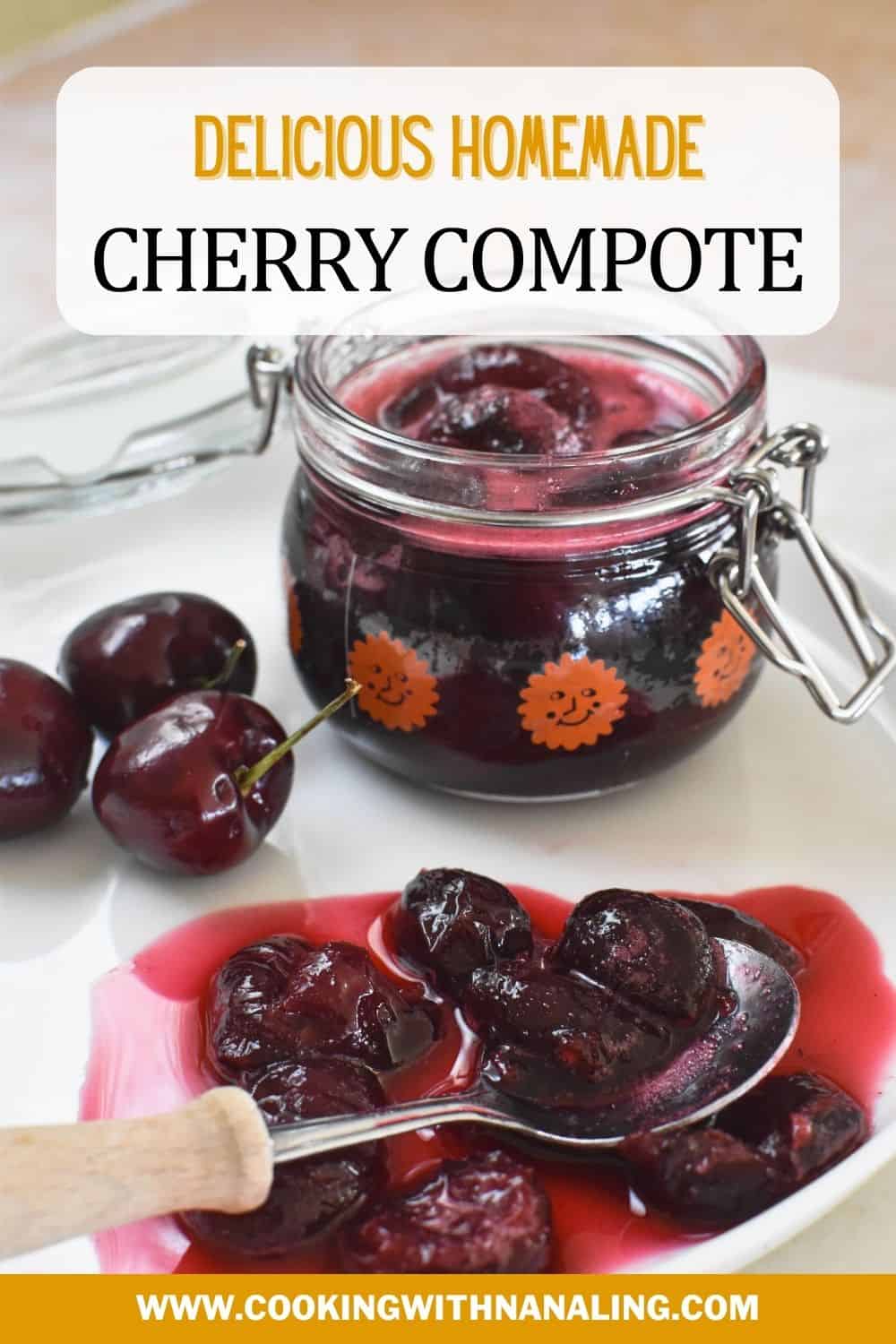 Cherry Compote Recipe - Cooking with Nana Ling