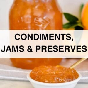 Condiments, jams and preserves