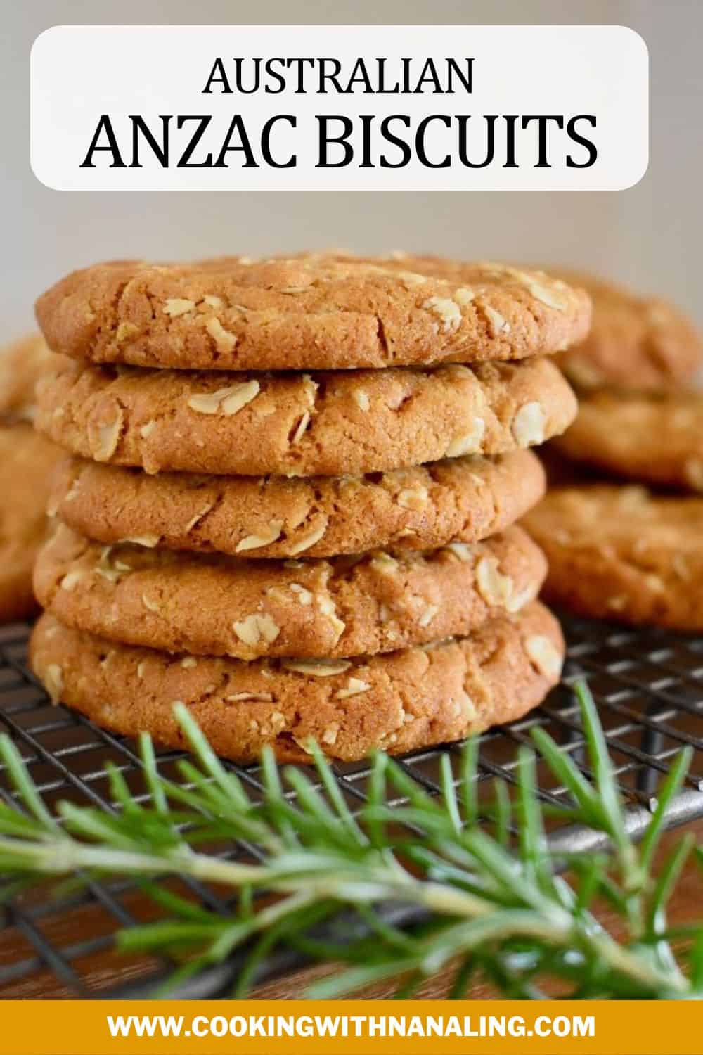 Anzac Biscuits Traditional Recipe by Cooking with Nana Ling