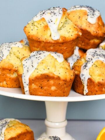 orange and poppy seed muffins.