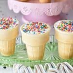 Marshmallow Cones on plate.
