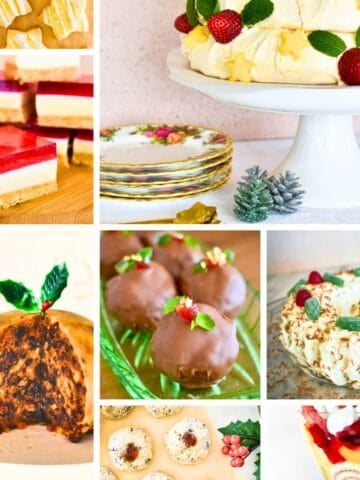Australian Christmas desserts.