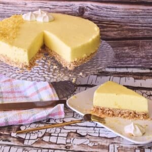 Lemon No Bake Cheesecake.