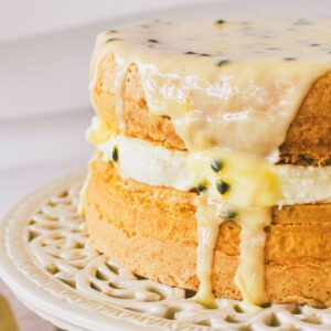 Passionfruit Sponge Cake.