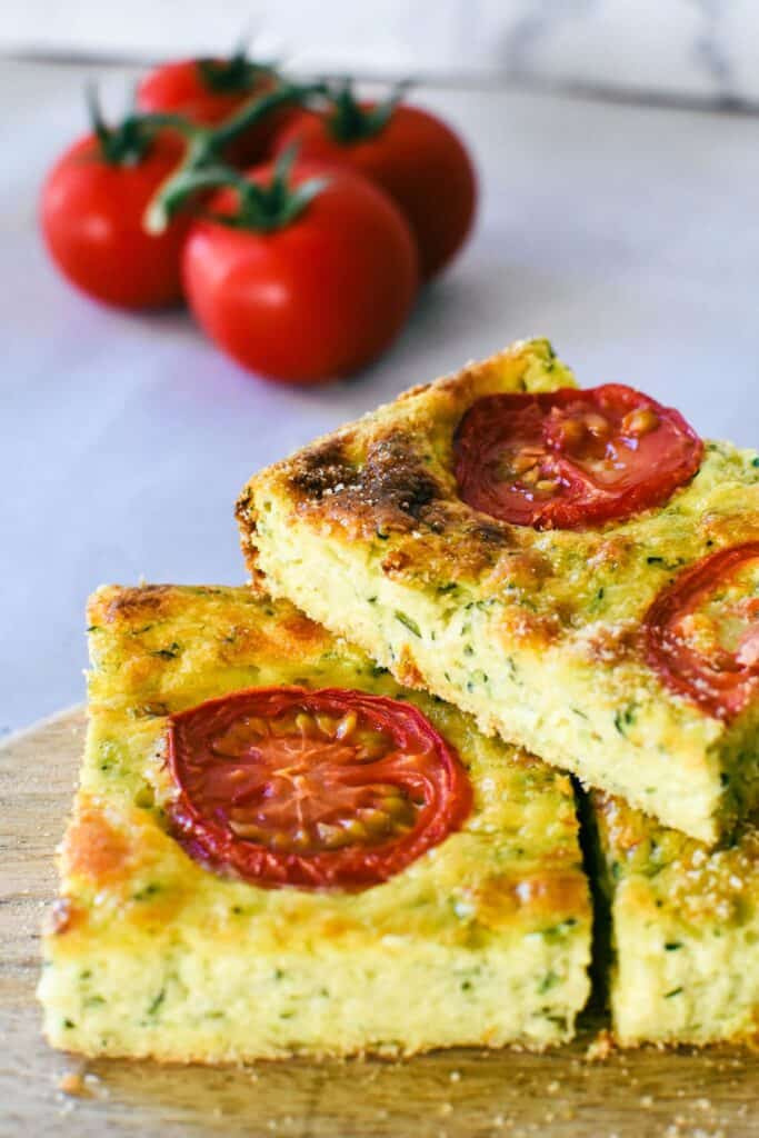 Zucchini slice.