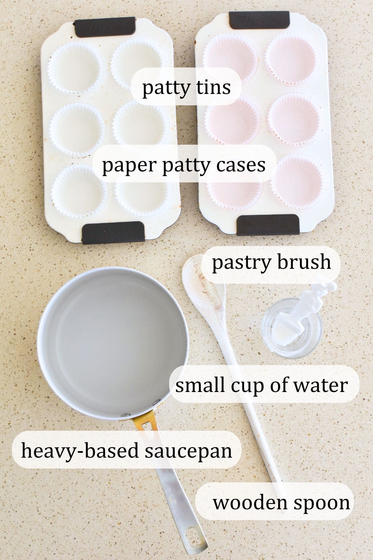 Equipment for making toffees.