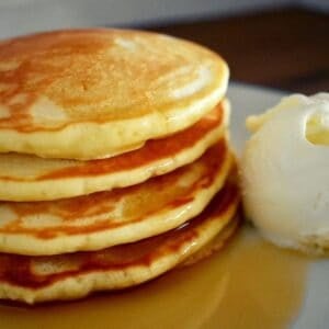Stack of Scotch Pancakes.