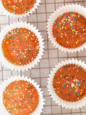Toffees in patty cases.