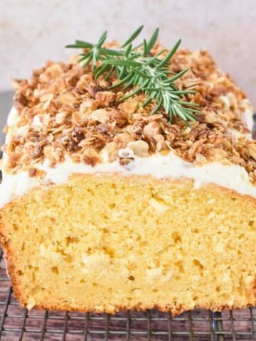 Anzac Cake on cooling tray.
