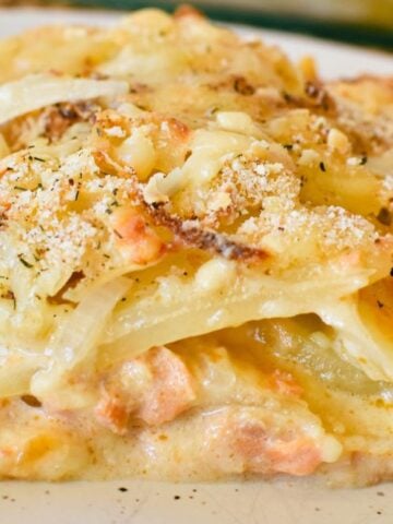 Salmon Potato Bake.