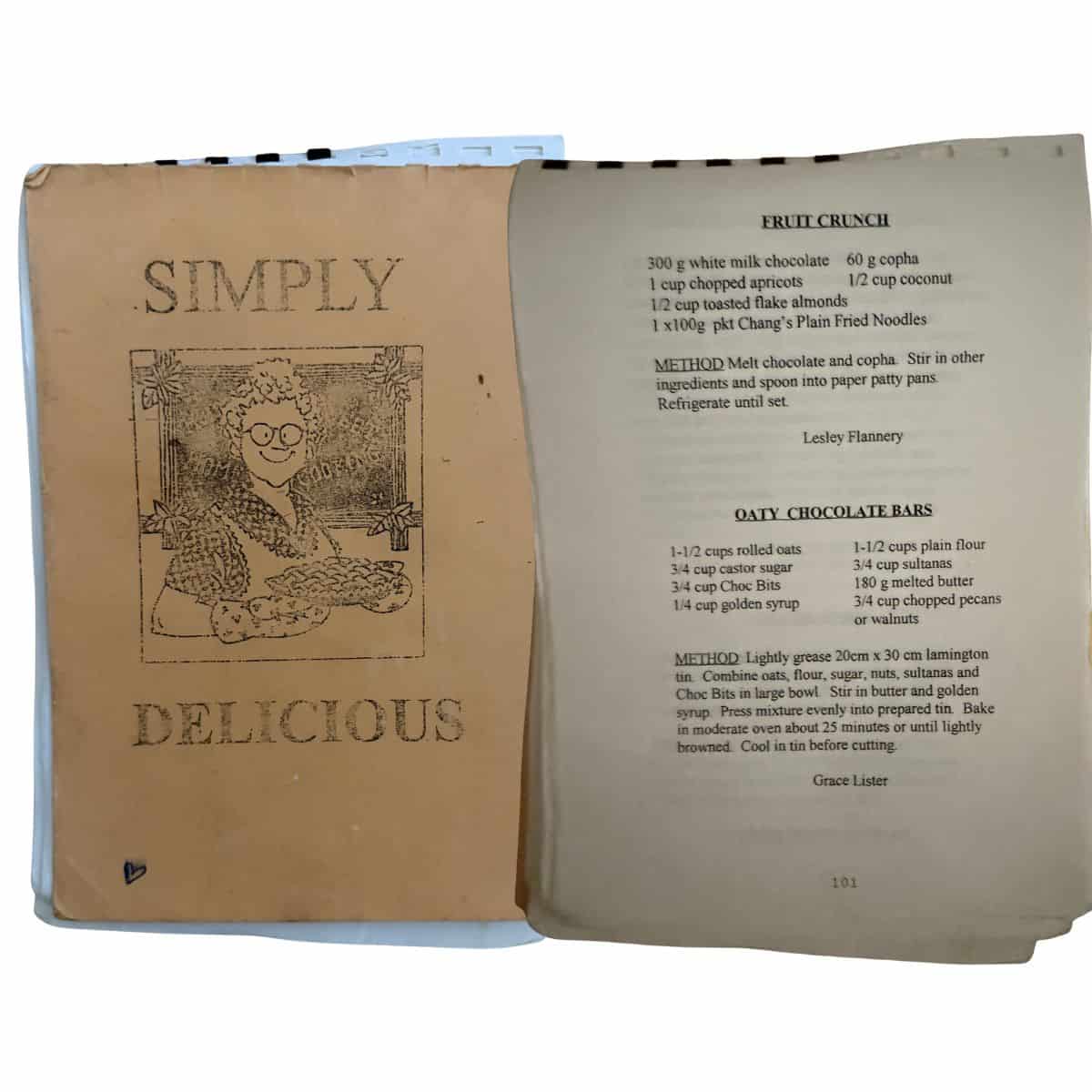 Recipe book.