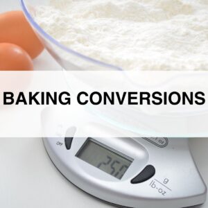 Baking conversions