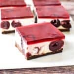 Black Forest Cheesecake Slice.