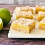 Lime and Coconut slice.