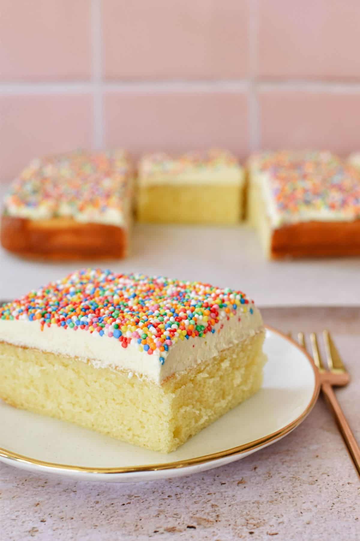 Dot Cake Slice.